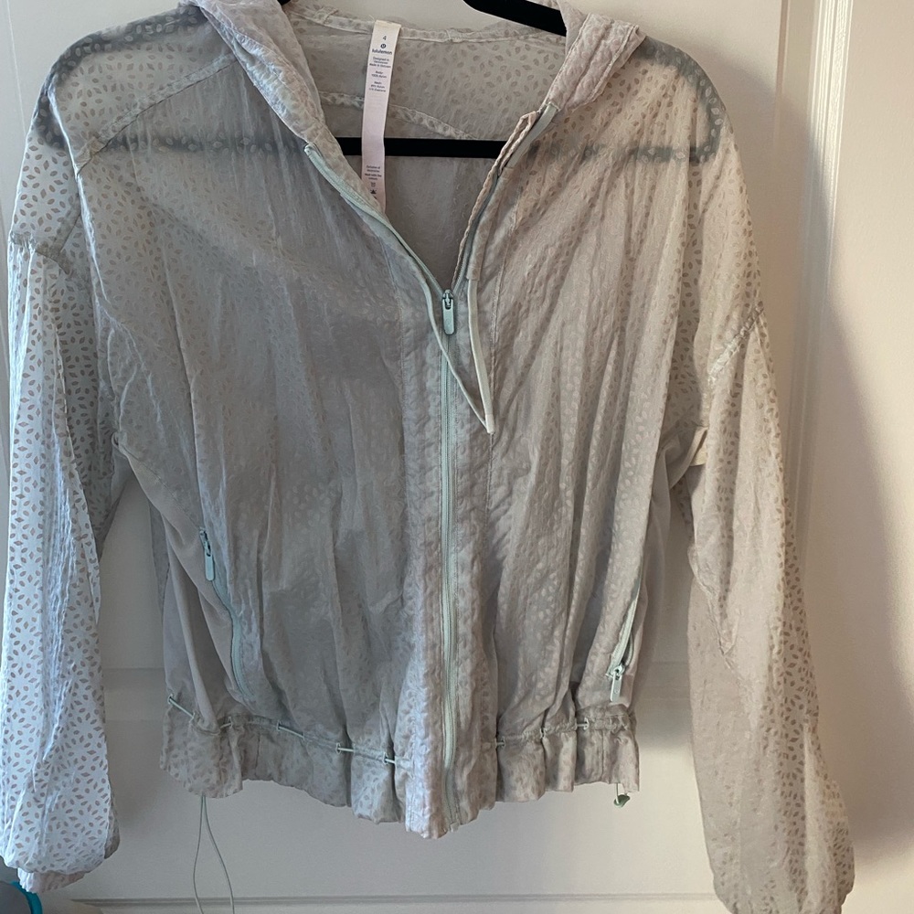 lululemon running rain jacket